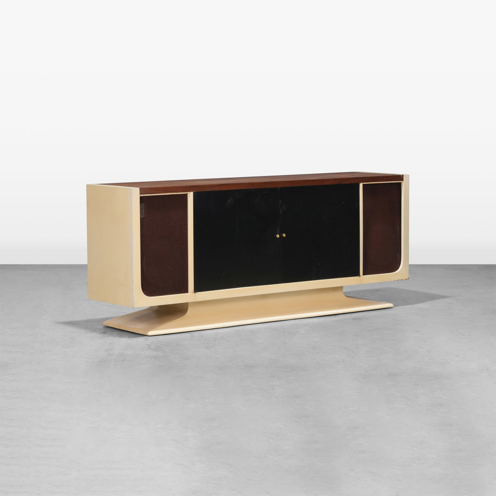 Stereo Cabinet: A vintage stereo cabinet / credenza. All measurements are in inches. Height x Width x Depth