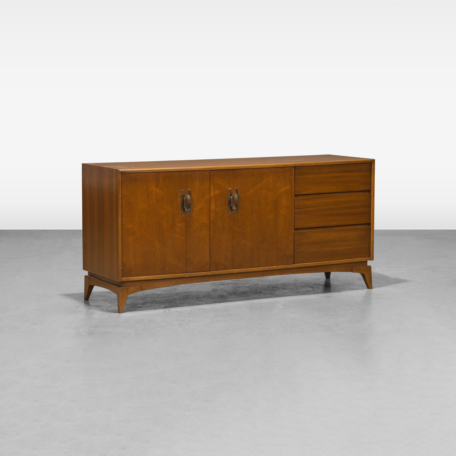 Vintage Walnut Server (1 of 6)