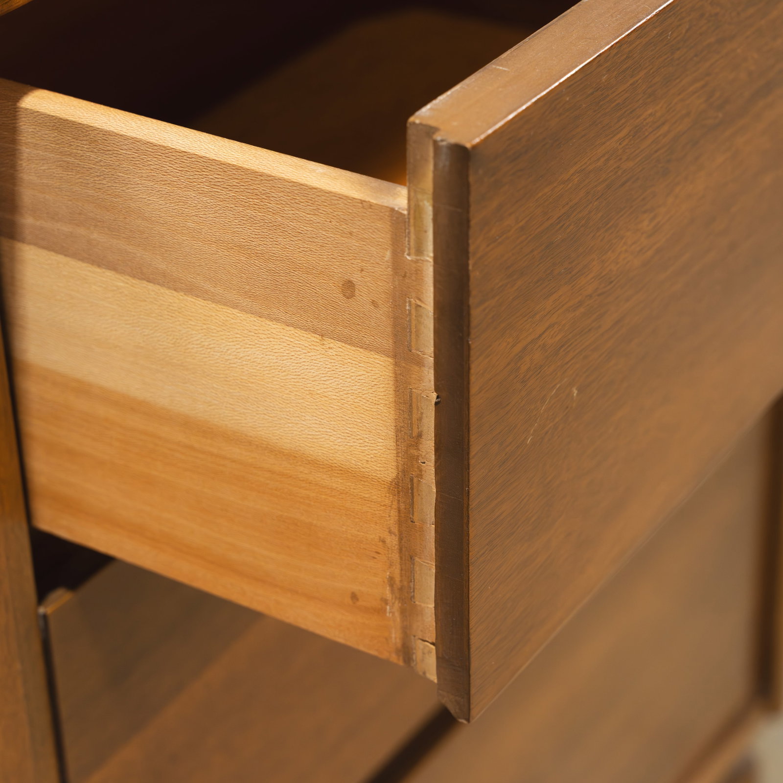 Vintage Walnut Server - 5