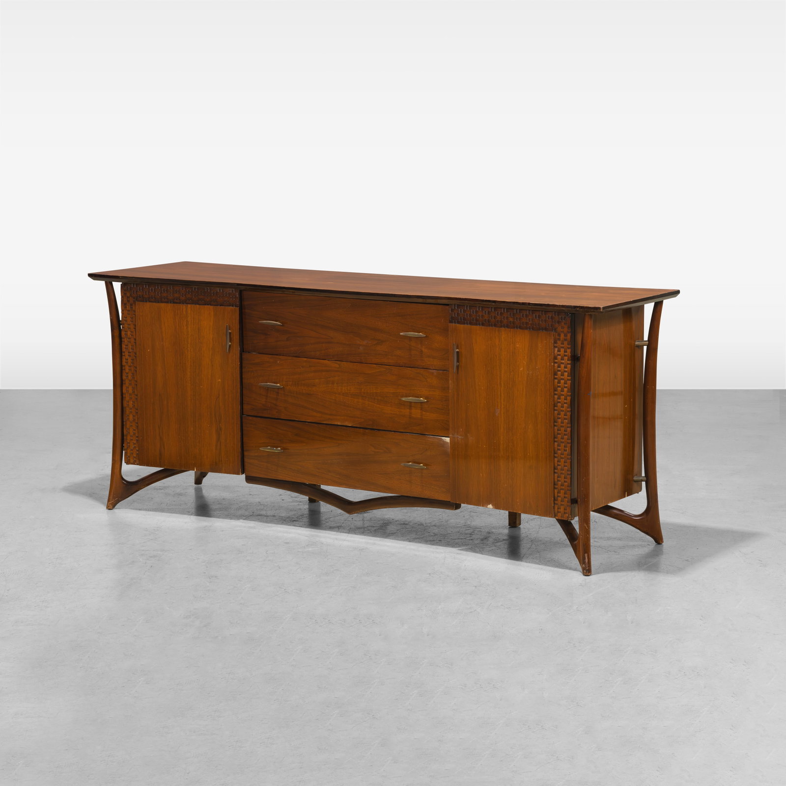 Italian Walnut Dresser (1 of 11)