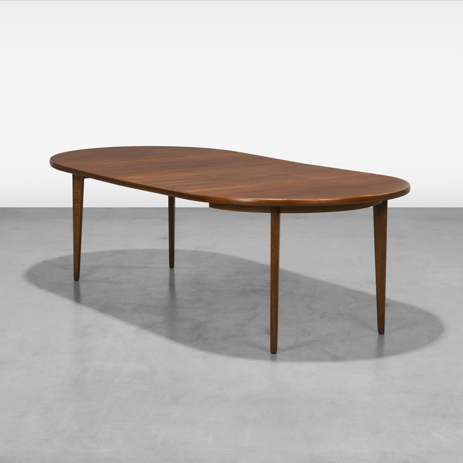 Swedish Dining Table: A vintage Swedish dining table with two leaves. Each leaf is 23.5". All measurements are in inches. Height x Width x Depth