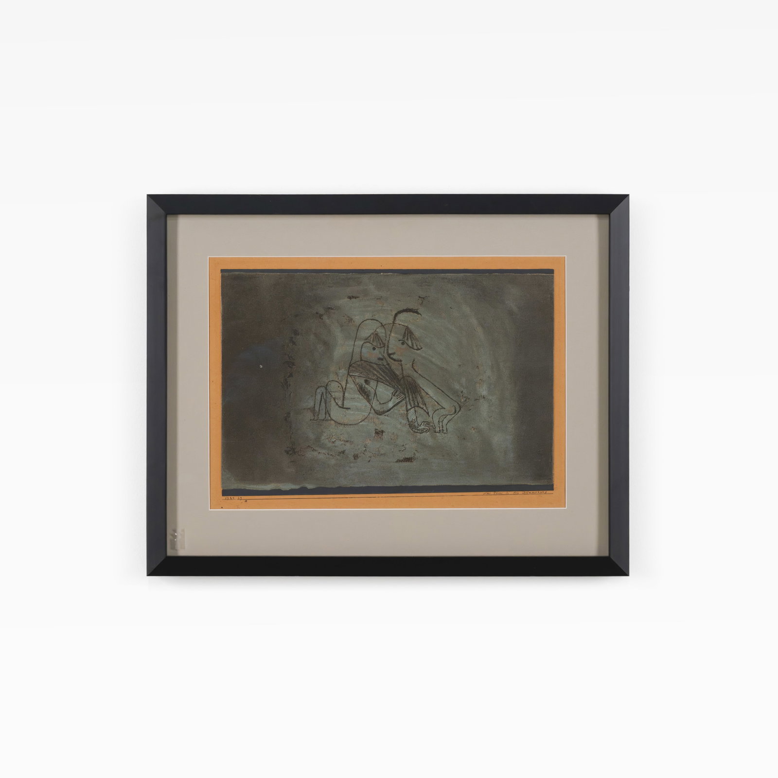 Paul Klee - Lithograph: A lithograph of 'Das Paar in der Dammerung' by Paul Klee. Sight - 13.25 x 18.5. All measurements are in inches. Height x Width x Depth