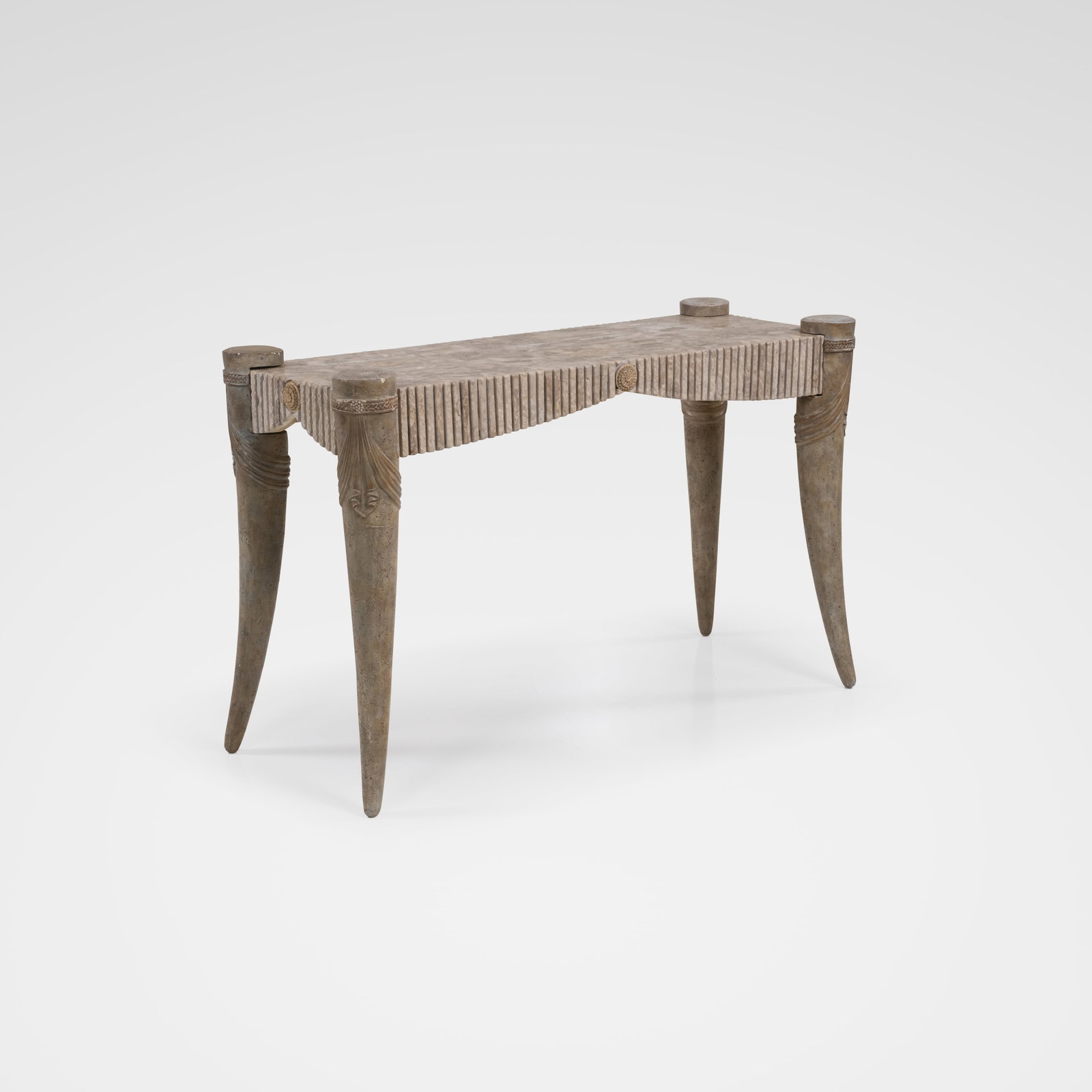 Tessellated Stone Console (1 of 7)