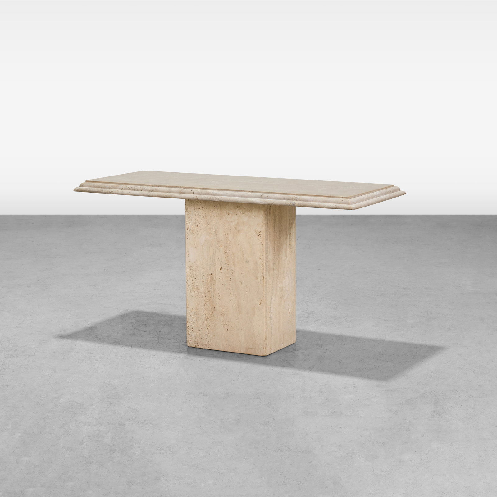 Italian Travertine Console Table (1 of 6)