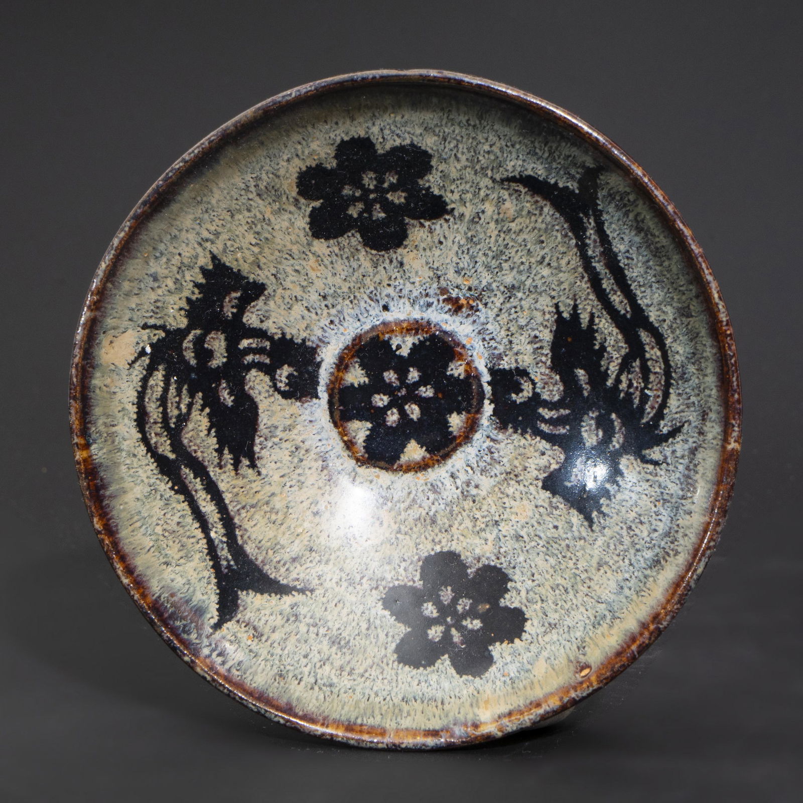 A JIZHOU KILN BOWL WITH DOUBLE PHOENIX PATTERNS (1 of 4)