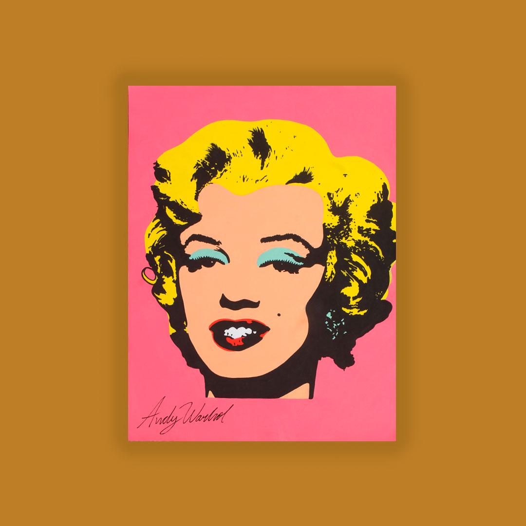 Fine watercolor signed Andy Warhol (1 of 2)