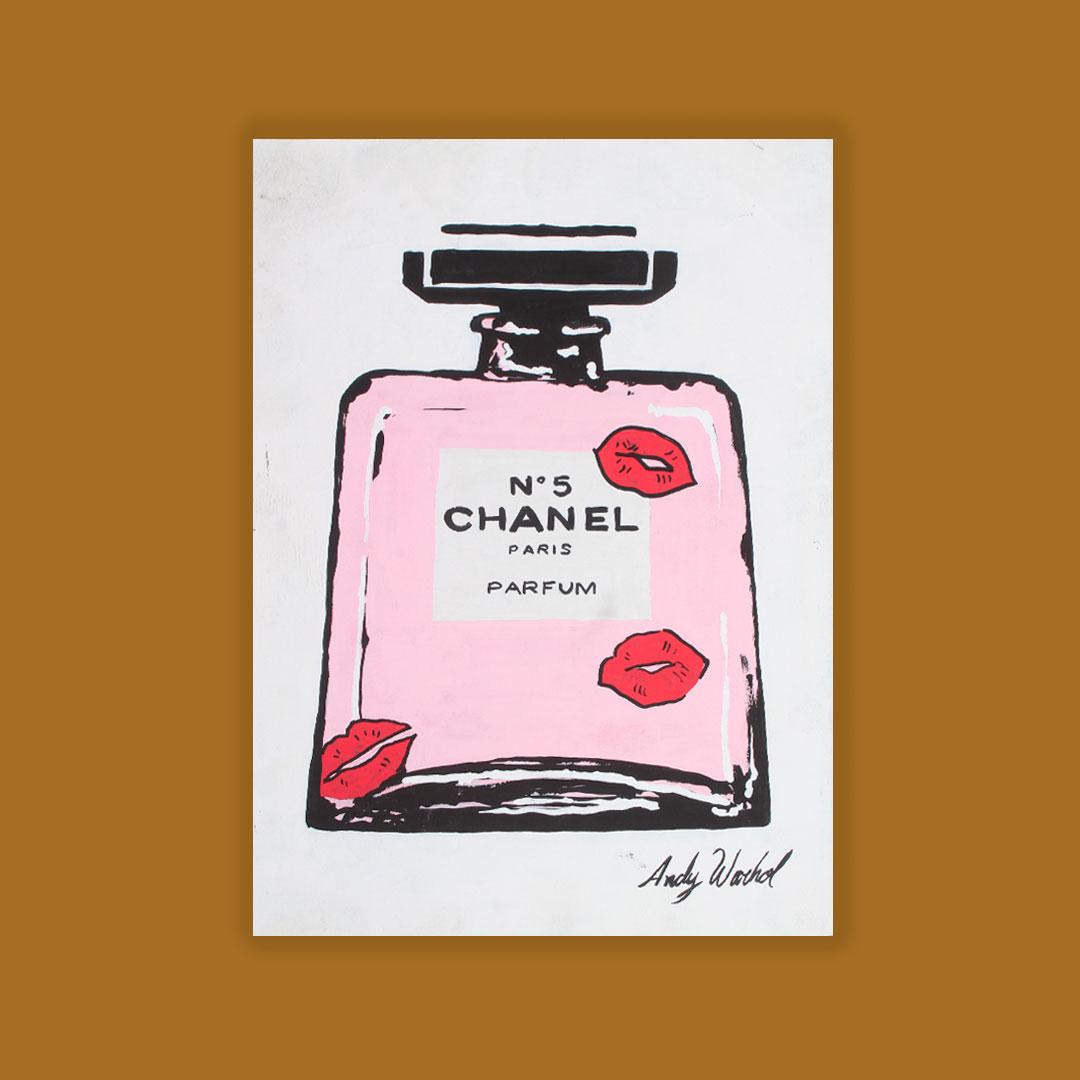 Fine watercolor signed Andy Warhol: Fine Watercolor on paper