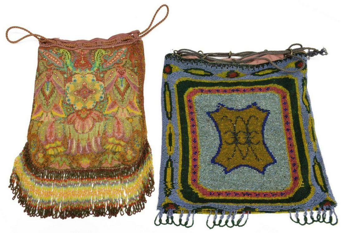 2 Victorian reticule purses (1 of 3)