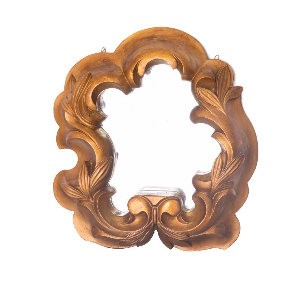 Mid Century Serge Roche Hollywood Regency Mirror: Serge Roche Hollywood Regency Mirror Circa 1940 25"H x 23"W. Born in Paris in 1898, he was the son of a famous artist and colorist. He designed very creative and original pieces of furniture which he