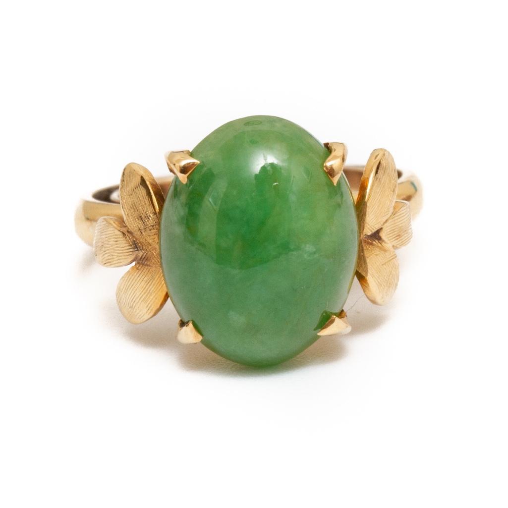 14K Gold and Jade Ring (1 of 4)