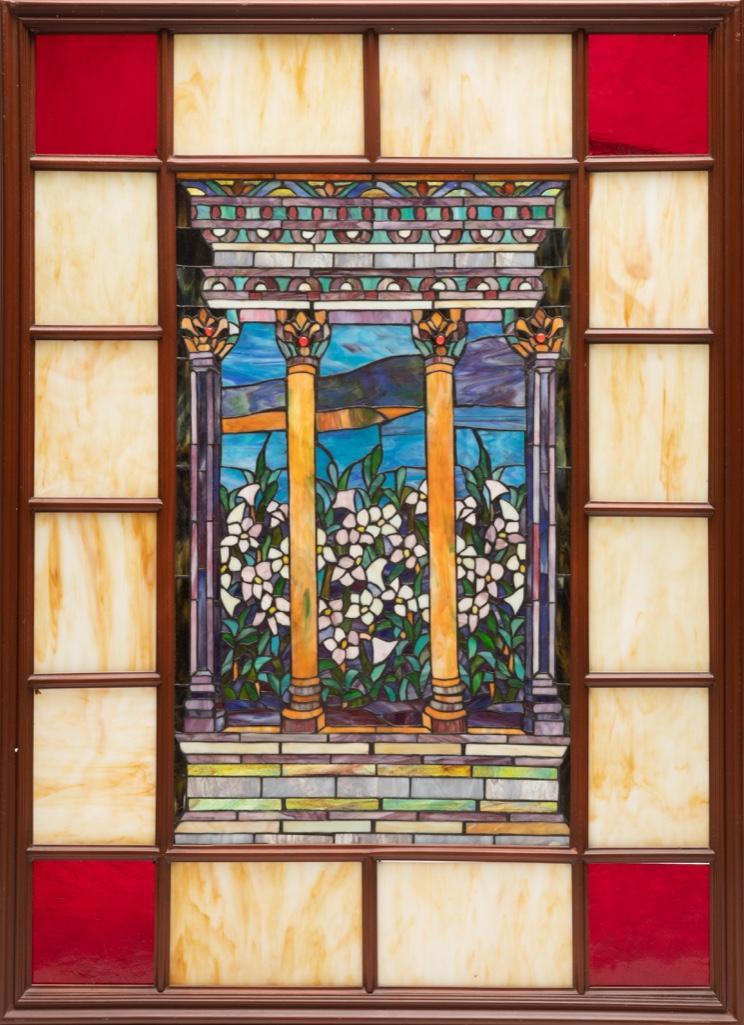 Large 20th Century Stained Glass Window (1 of 7)