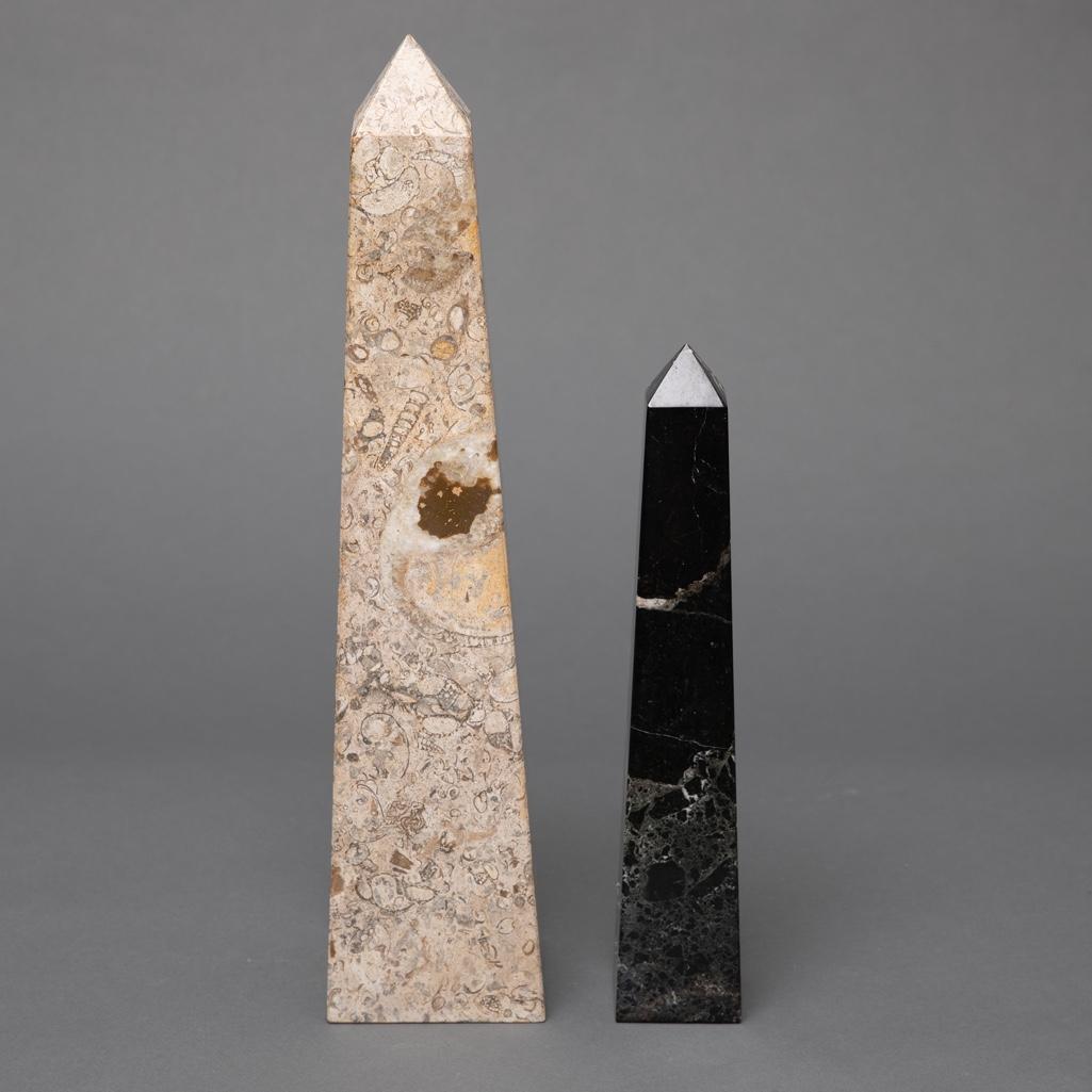 Pair of Stone Obelisks (1 of 3)