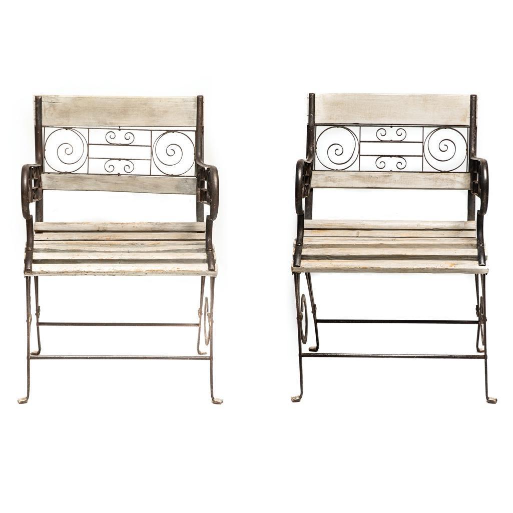 Early 20th Century Wrought Iron and Wood Solarium (1 of 5)