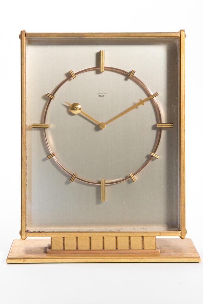 Mid Century Junghans Meister Brass Clock (1 of 8)