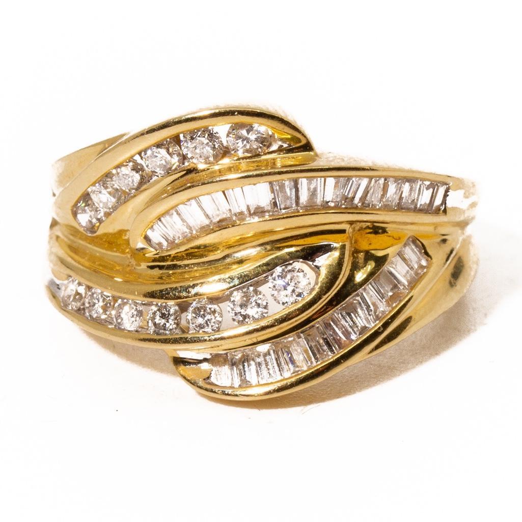 GIA 14K Gold and Diamond Ring (1 of 4)