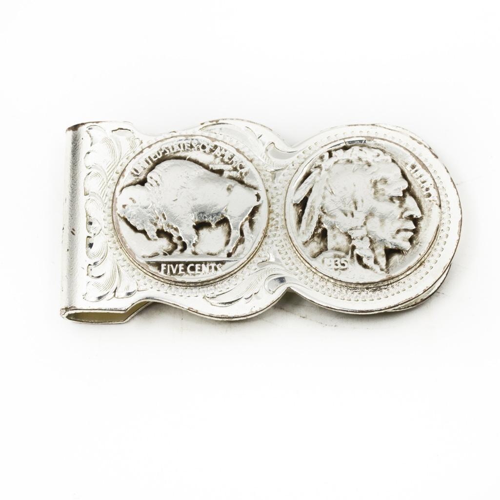 Buffalo Indian Nickel Money Clip (1 of 3)