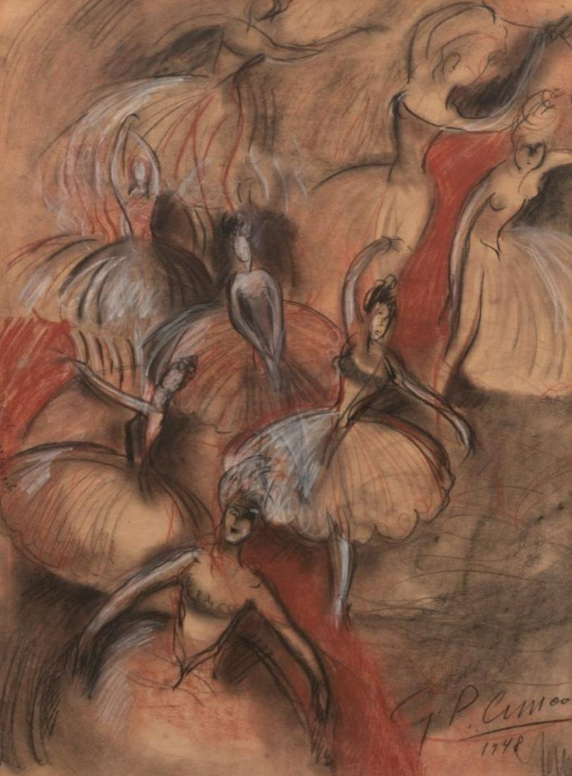 Jose Cuneo Signed and Dated Pastel (1 of 4)