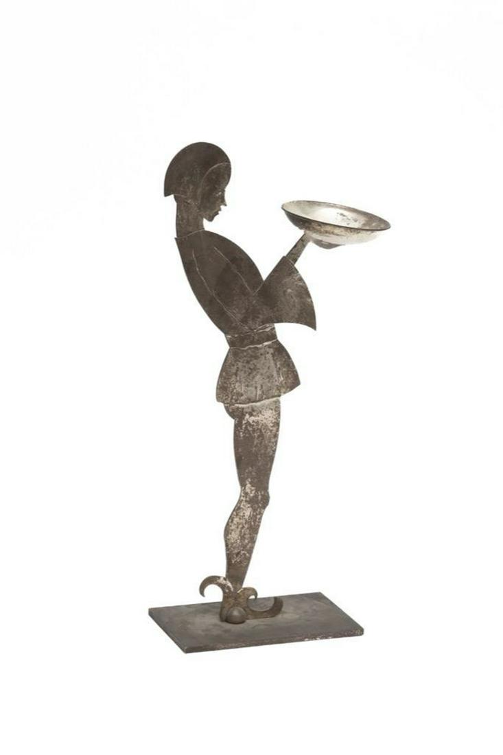 Silver plate jester standing ashtray Circa 1925 (1 of 6)