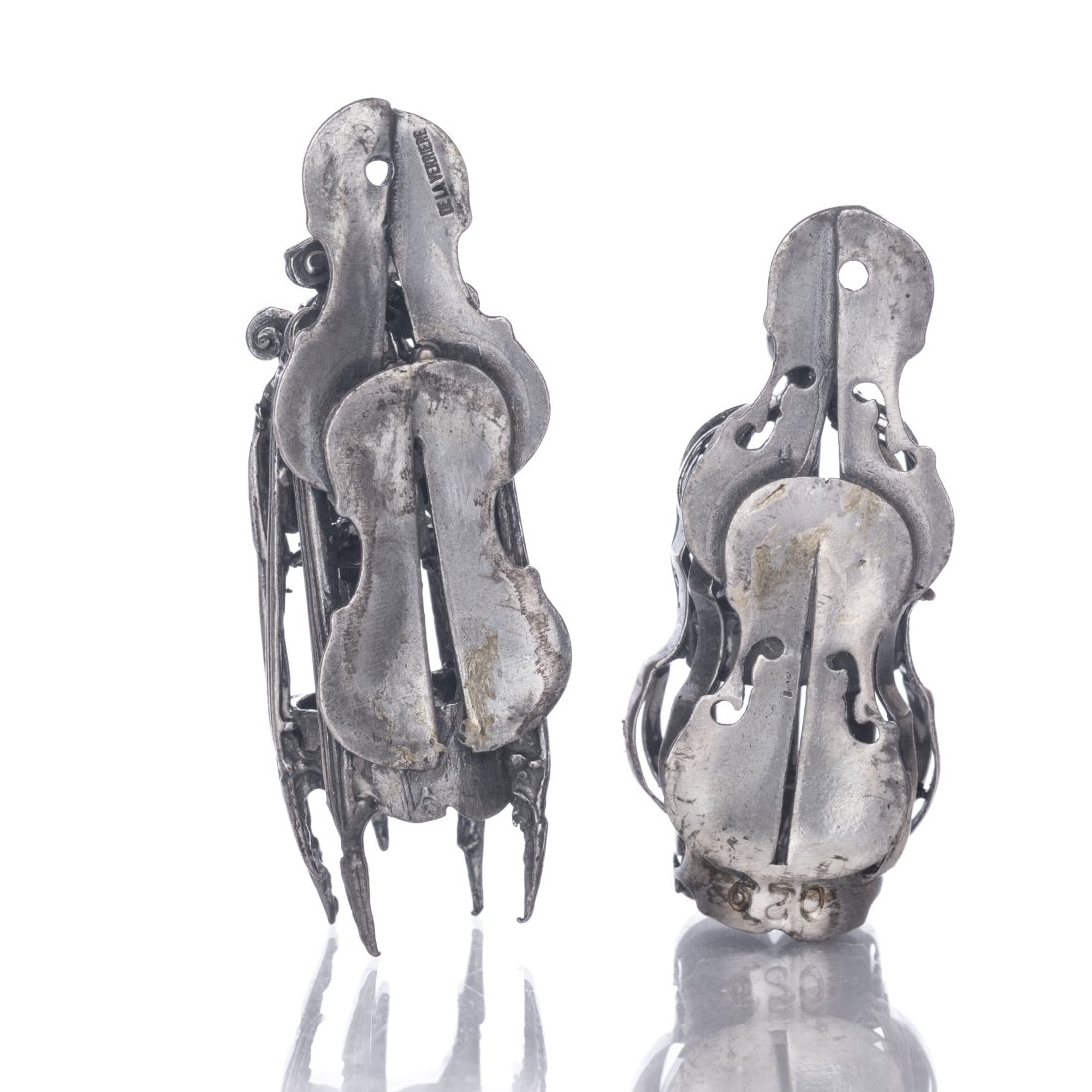 Arman (Armand Fernandez , French, 1928-2005) Silver Mezuzah in Wooden Case (1 of 11)