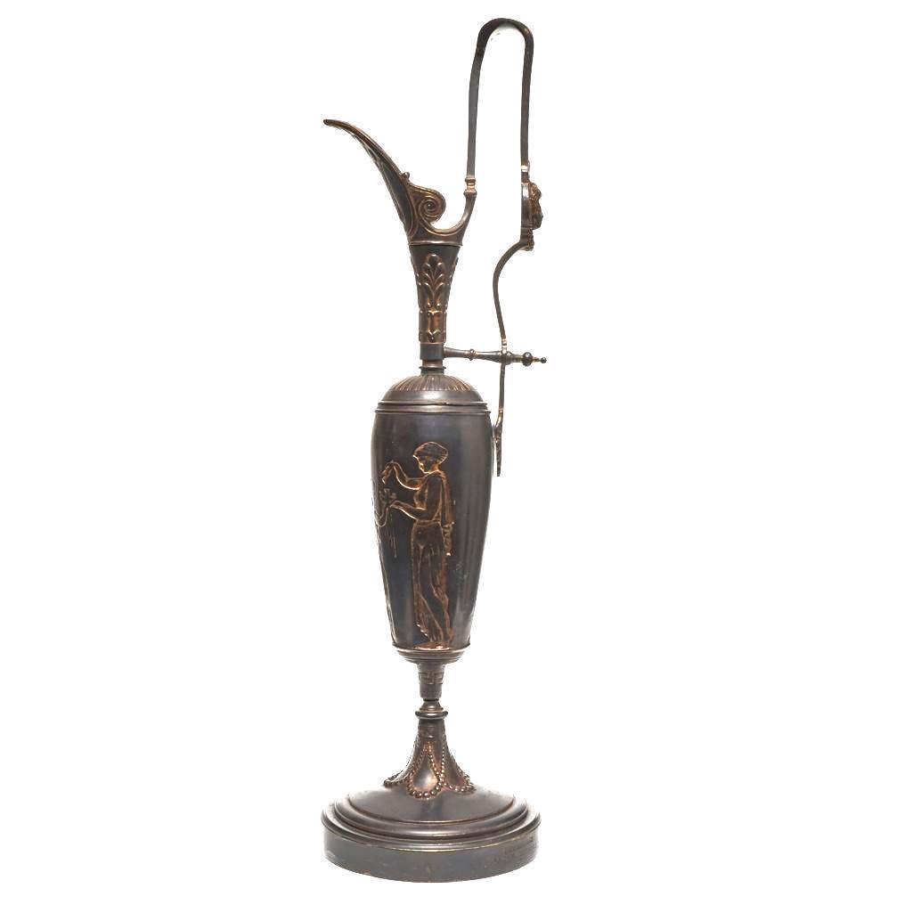 Tiffany and Co. 19th/20th Century NeoclassicalCast Bronze Ewer-form Garniture (1 of 9)