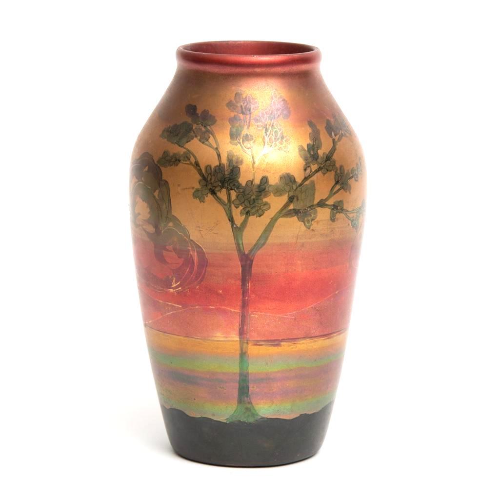 Weller Lasa Luster Glazed Art Pottery Vase (1 of 6)
