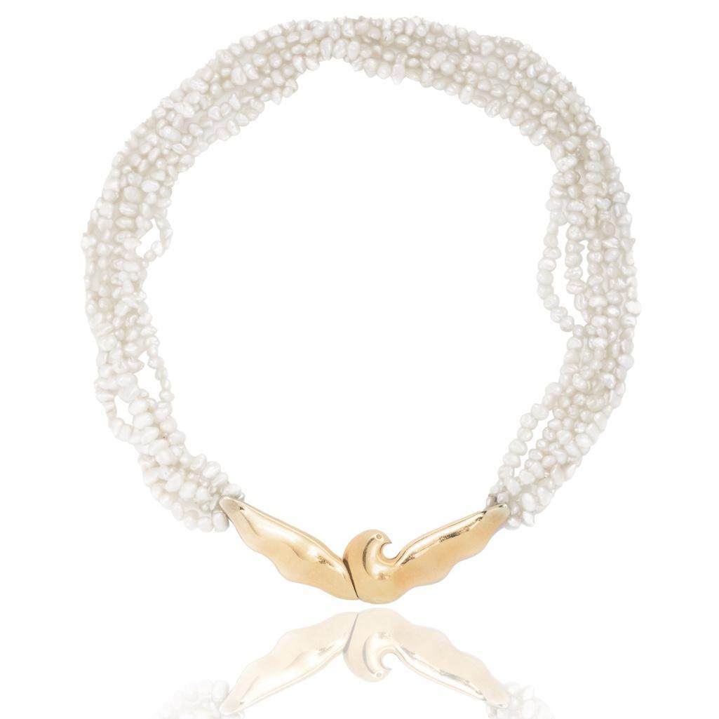 TIFFANY and CO. PALOMA PICASSO 18k and PEARL NECKLACE (1 of 7)