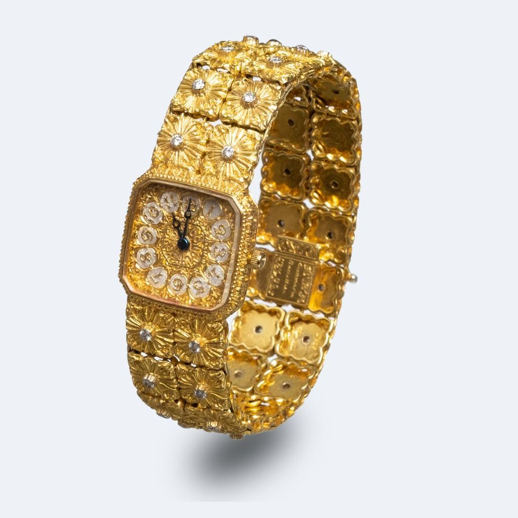 Buccellati 18K Gold Diamond Wristwatch (1 of 9)