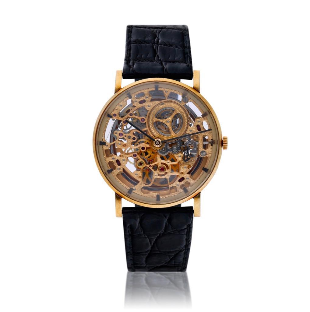 Audemars Piguet  exceptional Gold automatic skeletonized wristwatch. (1 of 6)