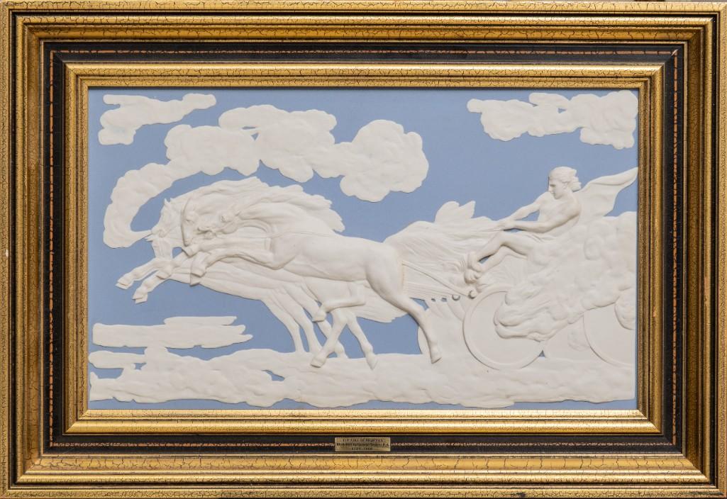 Wedgwood Jasper Plaque, The Fall of Phaeton, after George Stubbs (1 of 8)