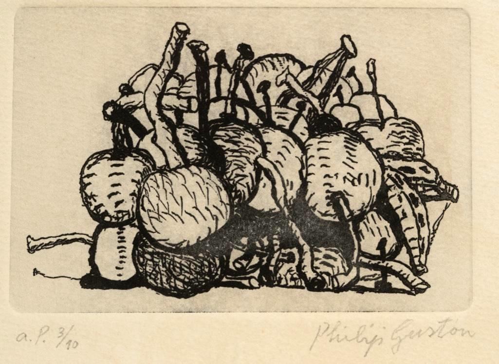 Signed Philip Guston Artists Proof Lithograph, Summer (1 of 6)