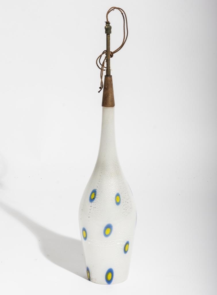 Mid -20th Century Murano Glass Pendant Lamp, possibly Venini (1 of 8)