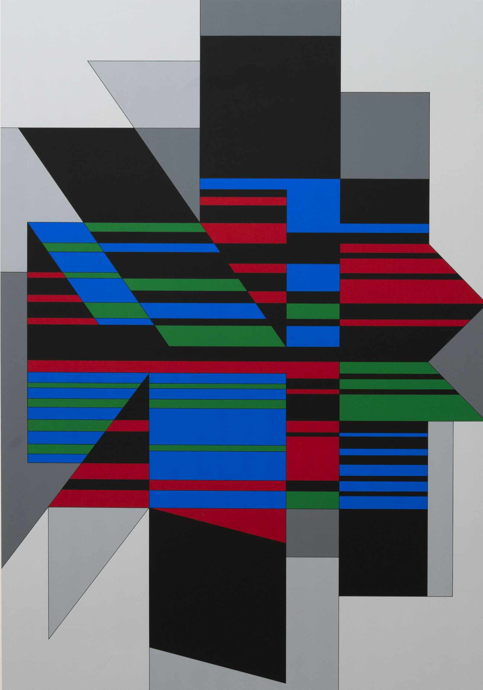Signed Victor Vasarely, 'Attika', Op-art Editioned Screenprint (1 of 7)
