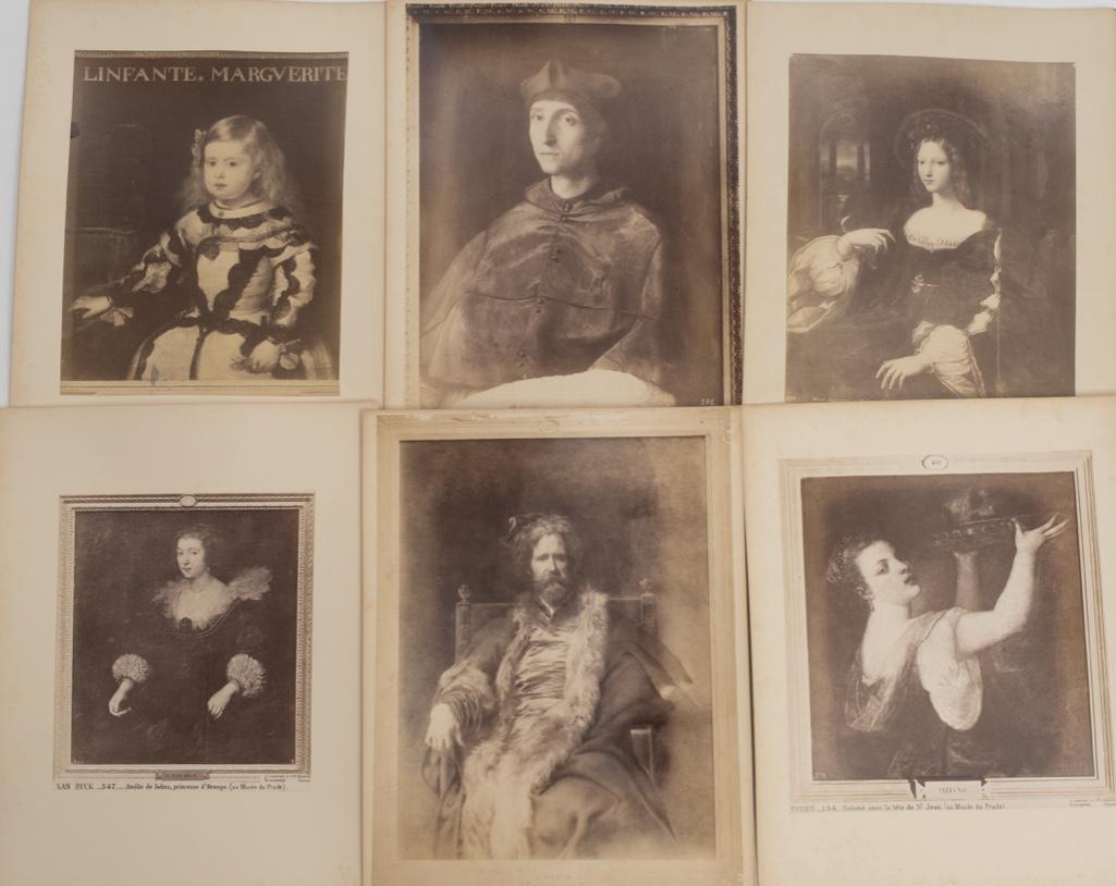 Collection of Six Albumen Prints of Portrait Paintings in Museum Collection (1 of 11)
