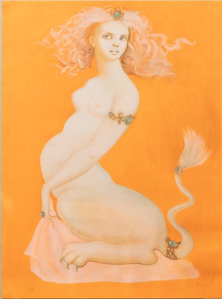 Signed Leonor Fini, 'Sphinx, Illeria'. Editioned Lithograph, circa 1972 (1 of 10)