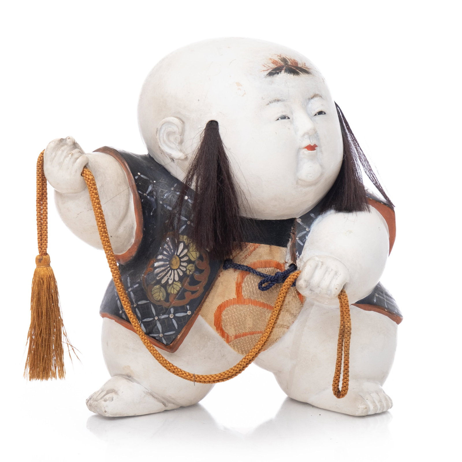 Gosho Ningyo Palace Doll Holding a Rope (1 of 12)