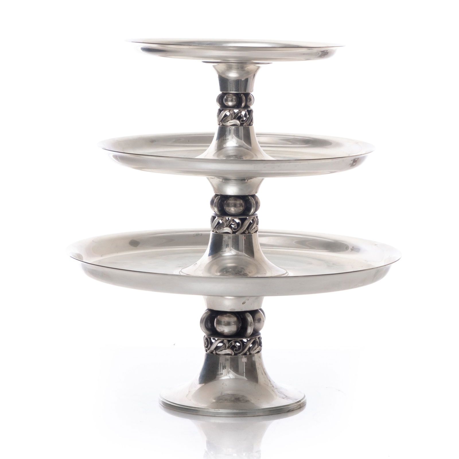 Three Alphonse LaPaglia Signed Sterling Silver Tazzas (1 of 7)