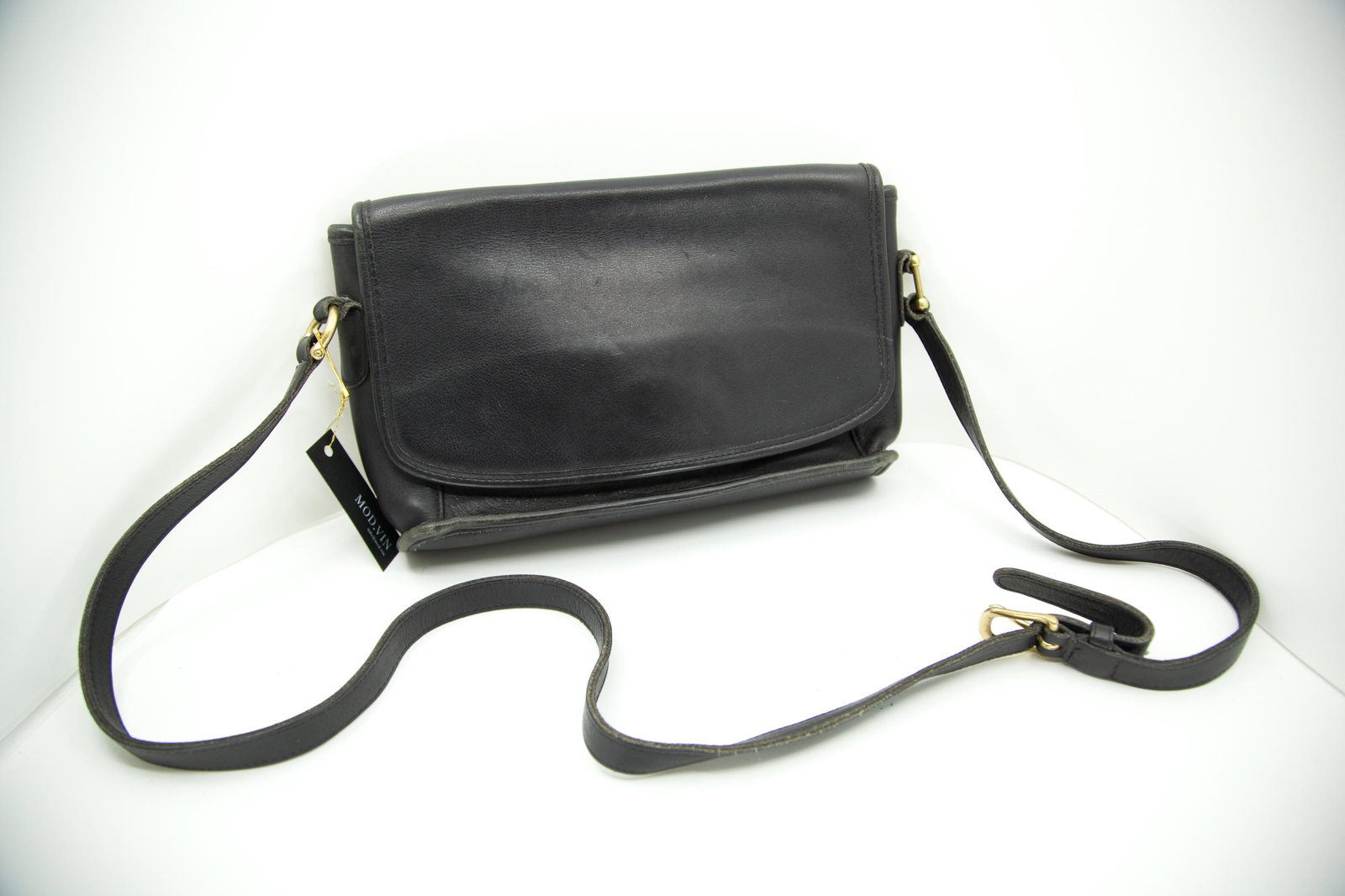 Coach Leather Satchel Crossbody Handbag (1 of 4)