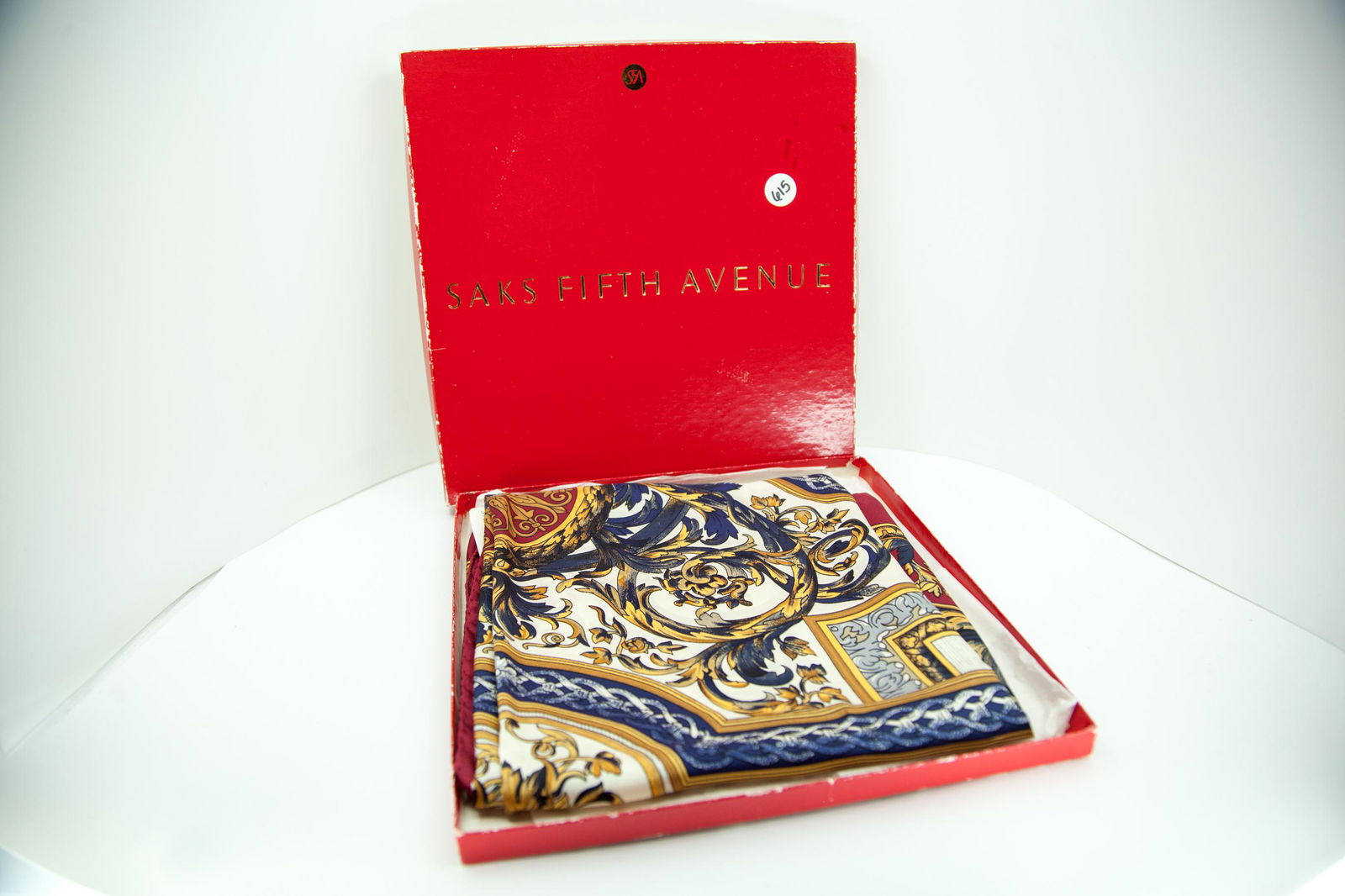 Saks Fifth Avenue Silk Scarf (1 of 4)