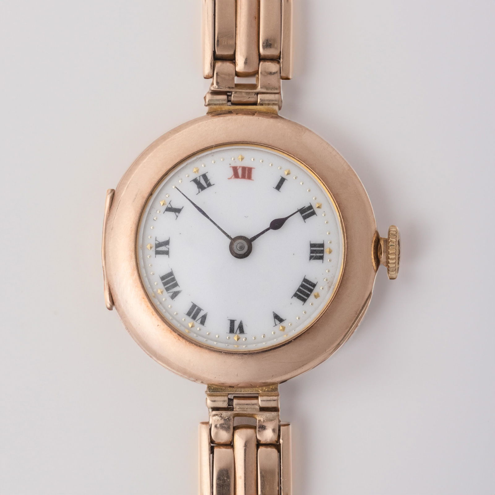 Antique Rolex early 1900's Rose Gold Wristwatch by Rolex founders (1 of 9)