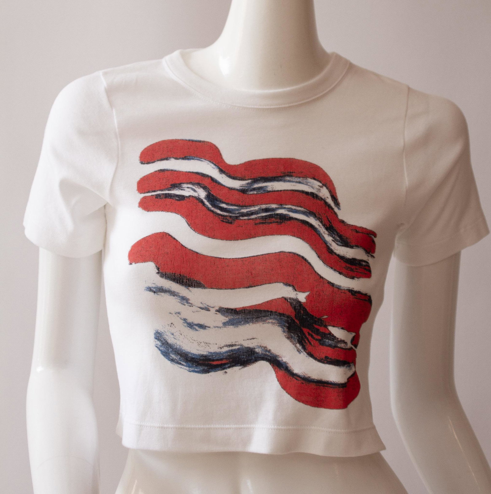 T-Shirt/Crop-Top for the Festival International de Mode & De Photogrphie, Hyeres France 2013 by Satu: Petit Bateau Bambino Womens Cotton T-Shirt/Crop-Top for the Festival International de Mode & De Photogrphie, Hyeres France 2013 by Satu Maaranen XFestival International de Mode & De Photogrphie, Hyere