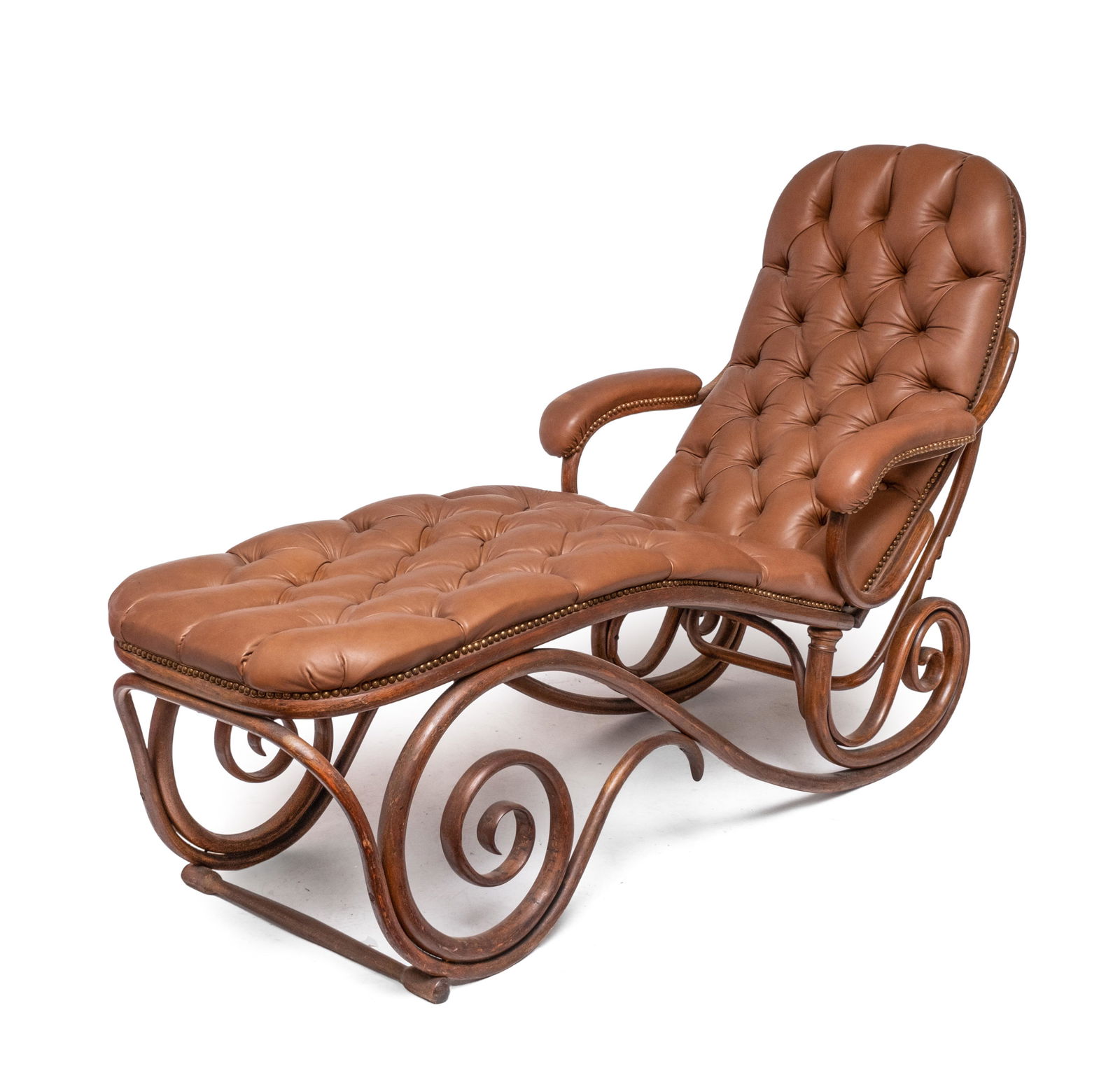 Vintage Thonet Bentwood Reclining Chaise Lounge (1 of 10)