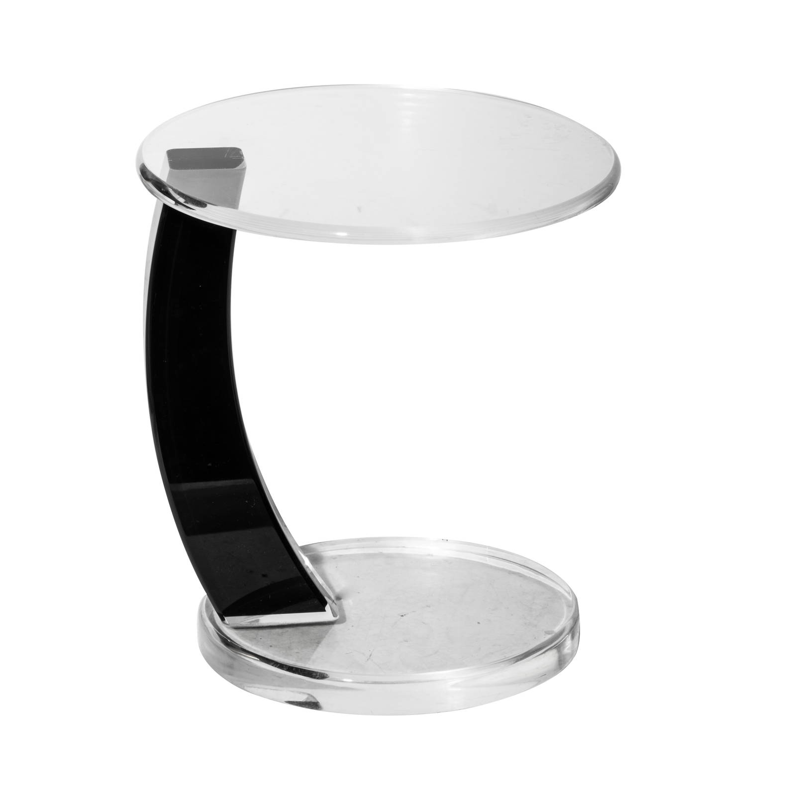 Mid Century Modern Lucite Small Table Or Stand Auction