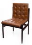 Vintage Mid Century Modern Rosewood Chair Danish 32'H x 19.5"W x 18.75"D Seat Height: 17.5"H