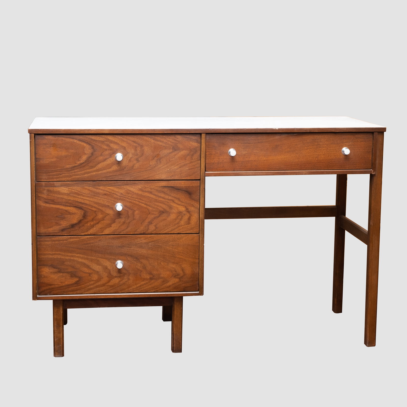 Vintage Mid Century Modern Walnut Desk by Basset (1 of 5)
