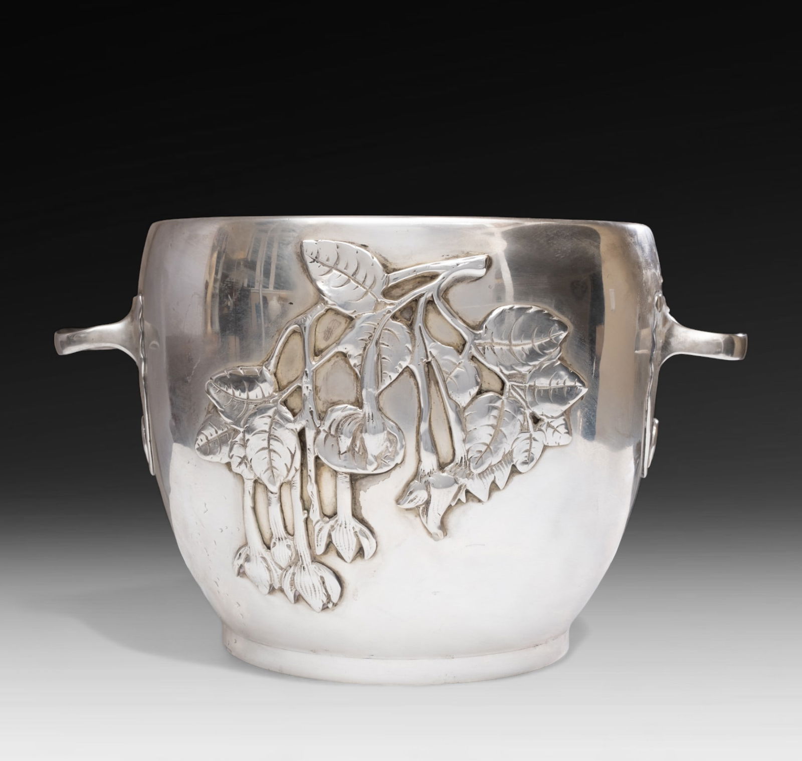 Lappas Signed Art Nouveau Silver Plated Ice Bucket (1 of 5)