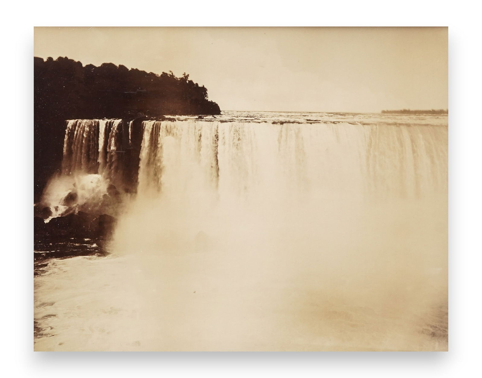Isaiah West Taber 19th Century Mammoth Size Albumen Photographic Print of Niagara Falls (1 of 2)
