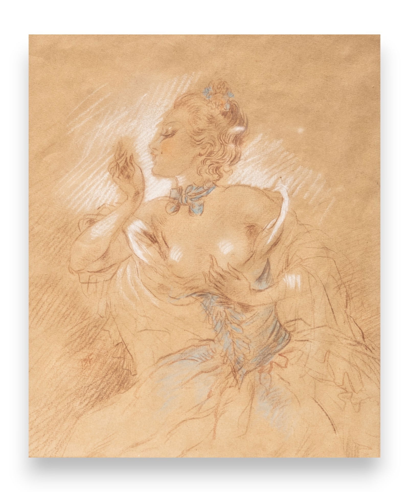 Art Deco Drawing / Pastel Painting (1 of 4)