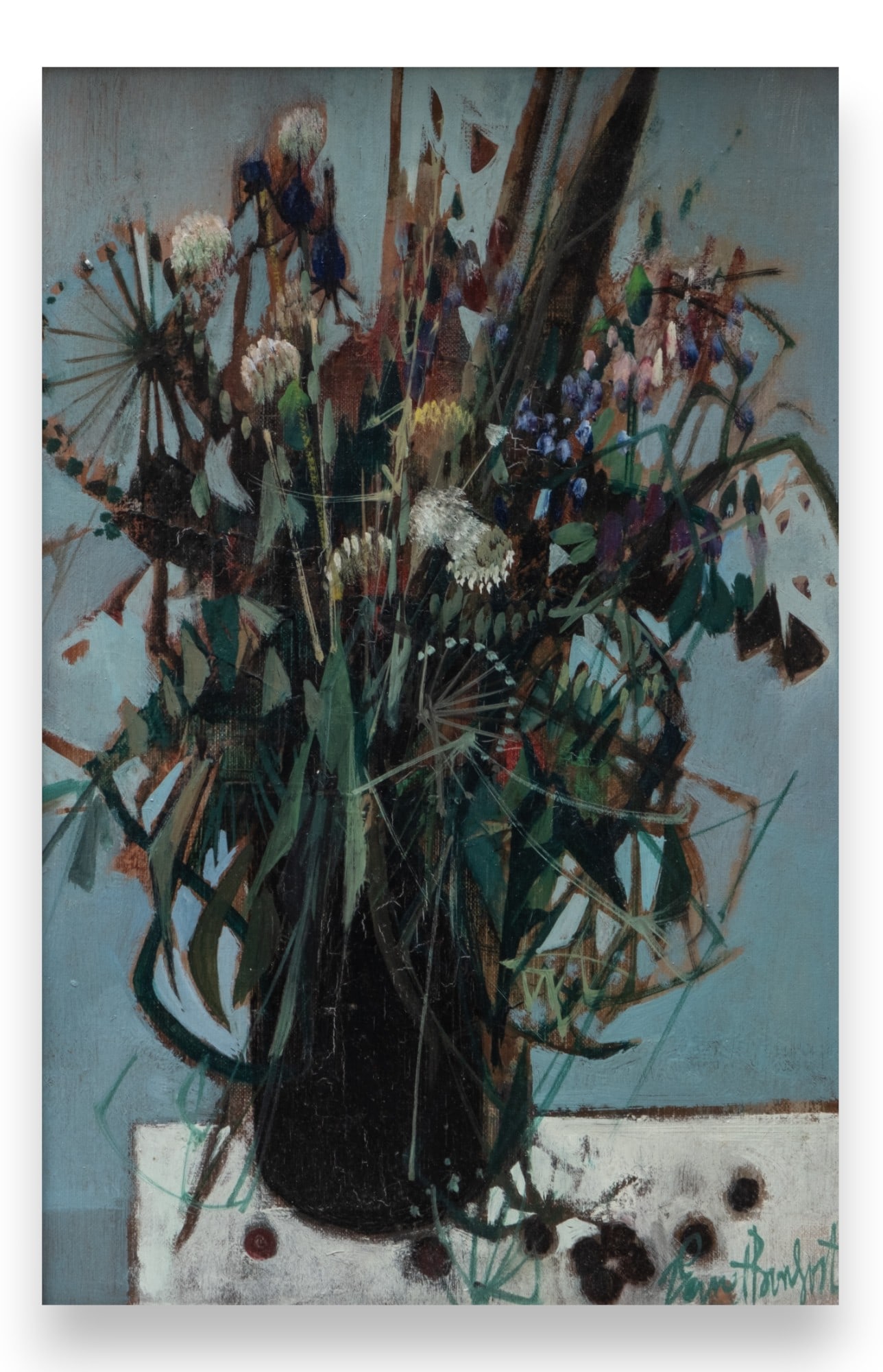 Robert Vernet-Bonfort Oil on canvas painting signed at the bottom right, signed and titled on the (1 of 7)