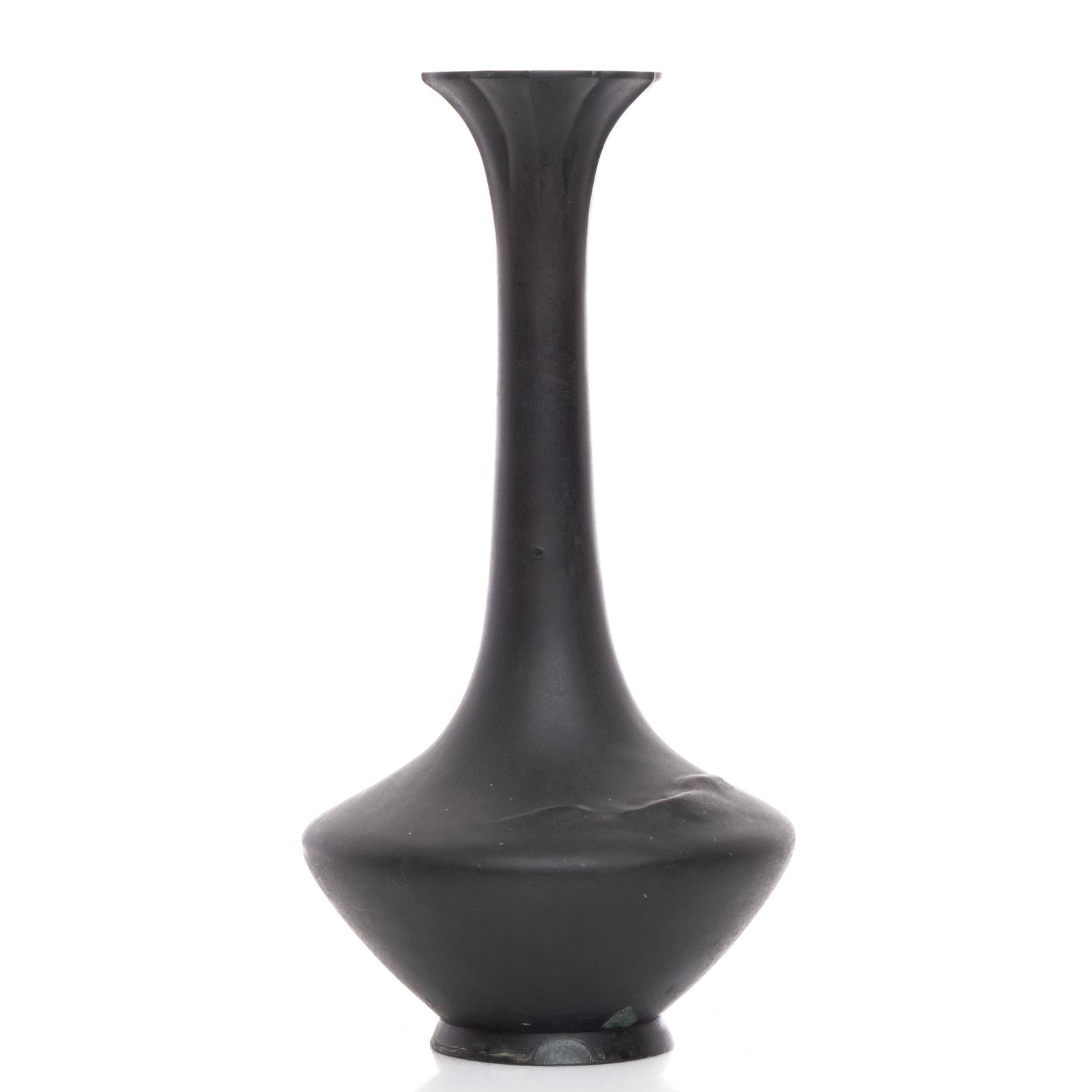 Tall Signed Vintage Japanese Bronze Vase (1 of 7)