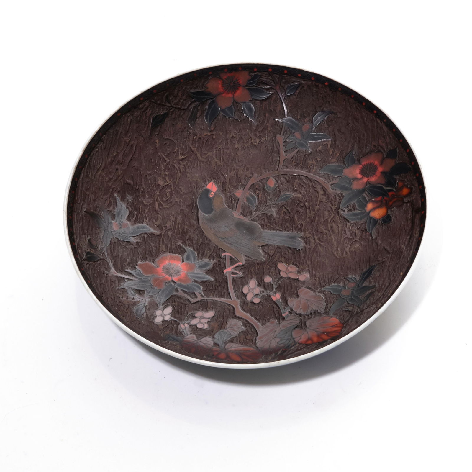 Dai Nippon Kaiyosha, Japanese Porcelain Lacquer Cloisonne Bowl, 19th Century (1 of 9)